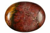 1.7" Polished Cherry Creek Jasper Pocket Stone  - Photo 3